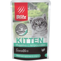 Корм для кошек Blitz Kitten Sensitive Turkey 0.085 kg