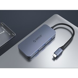 Картридер / USB-хаб Orico MC-U602P