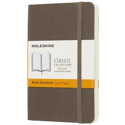 Блокнот Moleskine Ruled Notebook Pocket Soft Brown