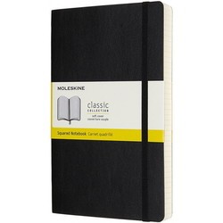 Блокнот Moleskine Squared Notebook Expanded Soft Black