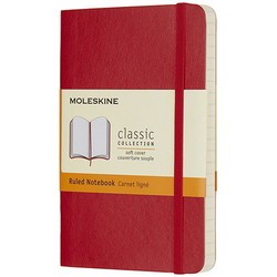 Блокнот Moleskine Ruled Notebook Pocket Soft Red