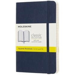Блокнот Moleskine Squared Notebook Pocket Soft Sapphire
