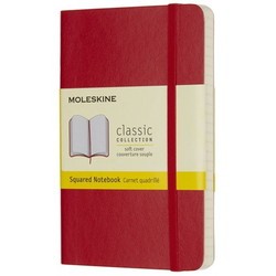 Блокнот Moleskine Squared Notebook Pocket Soft Red