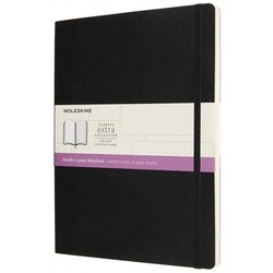 Блокнот Moleskine Double Notebook Extra Large Soft Black