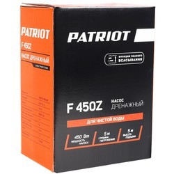 Погружной насос Patriot F 450Z