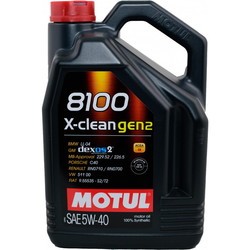 Моторное масло Motul 8100 X-Clean Gen2 5W-40 4L