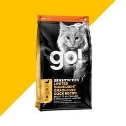 Корм для кошек GO Sensitivities GF Duck Recipe 7.26 kg