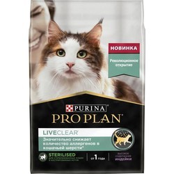 Корм для кошек Pro Plan Sterilised LiveClear Turkey 1.4 kg
