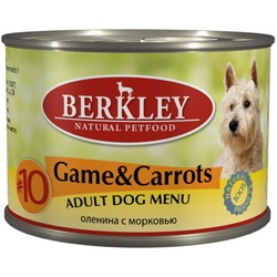 Корм для собак Berkley Adult Canned Venison/Carrots 1.2 kg