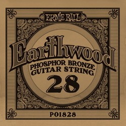 Струны Ernie Ball Earthwood Phosphor Bronze Single 28
