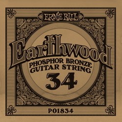 Струны Ernie Ball Earthwood Phosphor Bronze Single 34