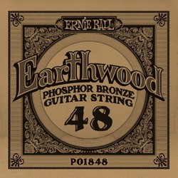 Струны Ernie Ball Earthwood Phosphor Bronze Single 48