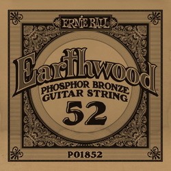 Струны Ernie Ball Earthwood Phosphor Bronze Single 52