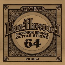 Струны Ernie Ball Earthwood Phosphor Bronze Single 64