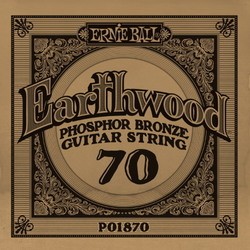 Струны Ernie Ball Earthwood Phosphor Bronze Single 70