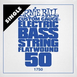 Струны Ernie Ball Flatwound Bass Single 50
