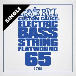 Струны Ernie Ball Flatwound Bass Single 65