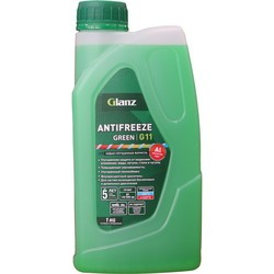 Охлаждающая жидкость Glanz Antifreeze Green G-11 1L