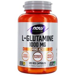 Аминокислоты Now L-Glutamine 1000 mg 240 cap
