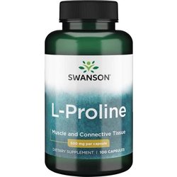 Аминокислоты Swanson L-Proline 500 mg