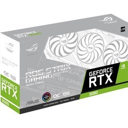 Видеокарта Asus GeForce RTX 3080 ROG Strix V2 White OC LHR