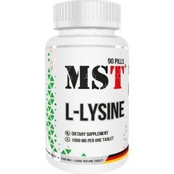 Аминокислоты MST L-Lysine 1000 mg 90 tab