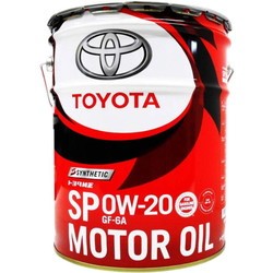 Моторное масло Toyota Motor Oil 0W-20 SP/GF-6A Synthetic 20L