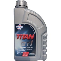 Моторное масло Fuchs Titan GT1 Longlife IV 0W-20 1L