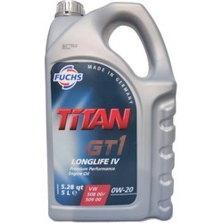 Моторное масло Fuchs Titan GT1 Longlife IV 0W-20 5L