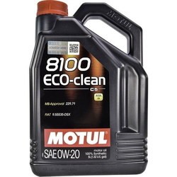 Моторное масло Motul 8100 Eco-Clean 0W-20 5L