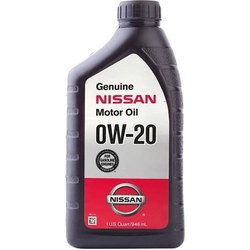 Моторное масло Nissan Synthetic Engine Oil 0W-20 1L