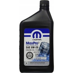 Моторное масло Mopar MaxPro+ 0W-20 1L