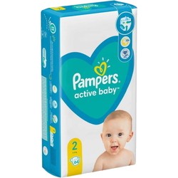 Подгузники Pampers Active Baby 2 / 64 pcs