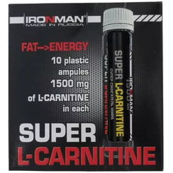 Сжигатель жира Ironman Super L-Carnitine 1500 10x25 ml