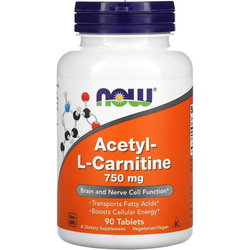Сжигатель жира Now Acetyl L-Carnitine 750 mg 90 cap
