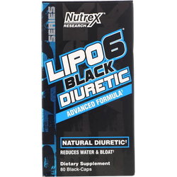 Сжигатель жира Nutrex Lipo-6 Black Diuretic 80 cap