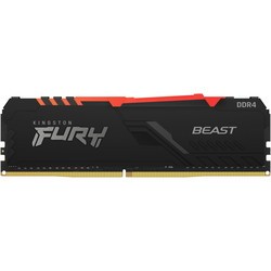 Оперативная память Kingston Fury Beast RGB DDR4 1x16Gb