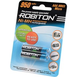 Аккумулятор / батарейка Robiton 2xAAA 950 mAh