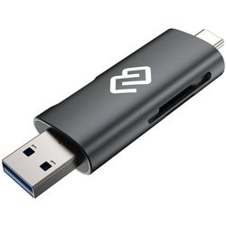 Картридер / USB-хаб Digma CR-CU2520-G