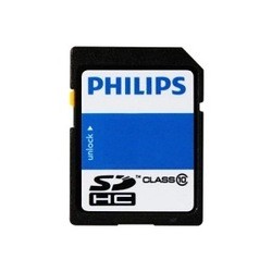 Карты памяти Philips SDHC Class 10 4Gb