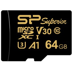 Карта памяти Silicon Power Golden Series Superior microSDXC 64Gb