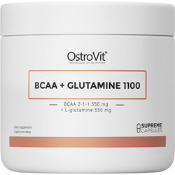 Аминокислоты OstroVit BCAA plus Glutamine 1100 150 cap
