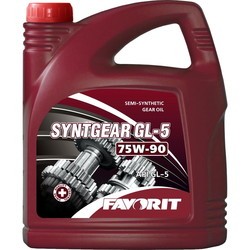 Трансмиссионное масло Favorit Syntgear GL-5 75W-90 4L