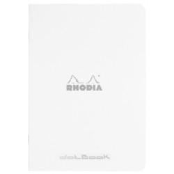 Блокнот Rhodia Dots Side-Stapled A5 White