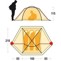 Палатки Ferrino Makalu 3