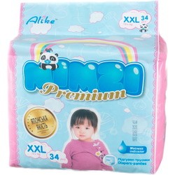 Подгузники Alike Mimzi Premium Pants XXL / 34 pcs