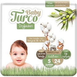 Подгузники (памперсы) Baby Turco Diapers Junior / 24 pcs