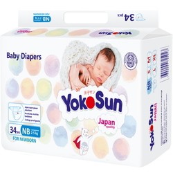 Подгузники Yokosun Diapers NB / 34 pcs