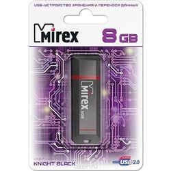 USB Flash (флешка) Mirex KNIGHT 8Gb (черный)