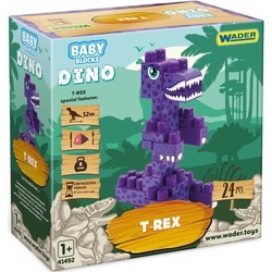 Конструктор Wader Baby Blocks Dino 41496